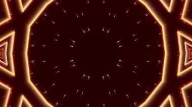 VJ Arkaplan olarak kullanılabilen sahne Kaleydoskobu Görselleri ve DJ 'ler seyirciyi inanılmaz sesli görseller ile bağdaştırıyor.