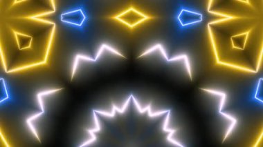 VJ Arkaplan olarak kullanılabilen sahne Kaleydoskobu Görselleri ve DJ 'ler seyirciyi inanılmaz sesli görseller ile bağdaştırıyor.