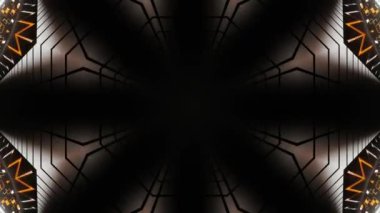 VJ Arkaplan olarak kullanılabilen sahne Kaleydoskobu Görselleri ve DJ 'ler seyirciyi inanılmaz sesli görseller ile bağdaştırıyor.