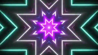 VJ Arkaplan olarak kullanılabilen sahne Kaleydoskobu Görselleri ve DJ 'ler seyirciyi inanılmaz sesli görseller ile bağdaştırıyor.