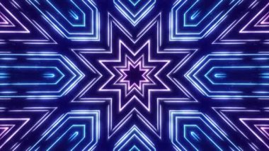 VJ Arkaplan olarak kullanılabilen sahne Kaleydoskobu Görselleri ve DJ 'ler seyirciyi inanılmaz sesli görseller ile bağdaştırıyor.