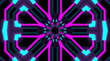 VJ Arkaplan olarak kullanılabilen sahne Kaleydoskobu Görselleri ve DJ 'ler seyirciyi inanılmaz sesli görseller ile bağdaştırıyor.