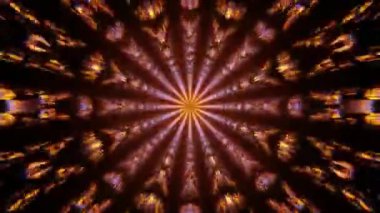 VJ Arkaplan olarak kullanılabilen sahne Kaleydoskobu Görselleri ve DJ 'ler seyirciyi inanılmaz sesli görseller ile bağdaştırıyor.