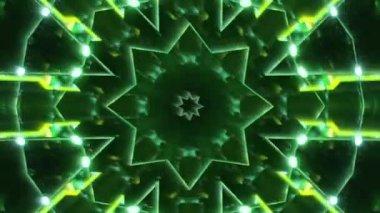 VJ Arkaplan olarak kullanılabilen sahne Kaleydoskobu Görselleri ve DJ 'ler seyirciyi inanılmaz sesli görseller ile bağdaştırıyor.