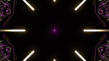 VJ Arkaplan olarak kullanılabilen sahne Kaleydoskobu Görselleri ve DJ 'ler seyirciyi inanılmaz sesli görseller ile bağdaştırıyor.