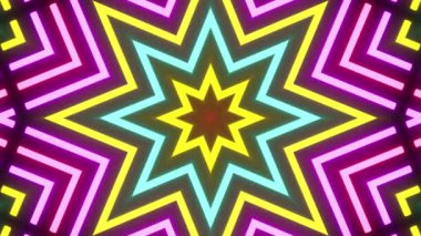 VJ Arkaplan olarak kullanılabilen sahne Kaleydoskobu Görselleri ve DJ 'ler seyirciyi inanılmaz sesli görseller ile bağdaştırıyor.