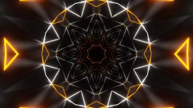 VJ Arkaplan olarak kullanılabilen sahne Kaleydoskobu Görselleri ve DJ 'ler seyirciyi inanılmaz sesli görseller ile bağdaştırıyor.