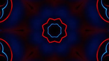 VJ Arkaplan olarak kullanılabilen sahne Kaleydoskobu Görselleri ve DJ 'ler seyirciyi inanılmaz sesli görseller ile bağdaştırıyor.