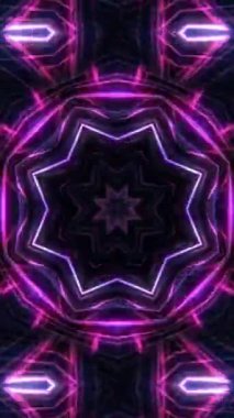 VJ Arkaplan olarak kullanılabilen sahne Kaleydoskobu Görselleri ve DJ 'ler seyirciyi inanılmaz sesli görseller ile bağdaştırıyor.