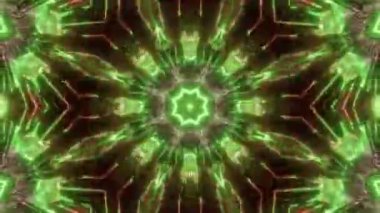 VJ Arkaplan olarak kullanılabilen sahne Kaleydoskobu Görselleri ve DJ 'ler seyirciyi inanılmaz sesli görseller ile bağdaştırıyor.