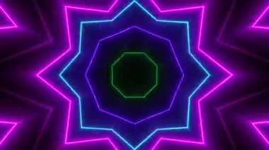 VJ Arkaplan olarak kullanılabilen sahne Kaleydoskobu Görselleri ve DJ 'ler seyirciyi inanılmaz sesli görseller ile bağdaştırıyor.