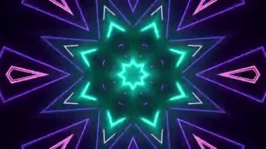 VJ Arkaplan olarak kullanılabilen sahne Kaleydoskobu Görselleri ve DJ 'ler seyirciyi inanılmaz sesli görseller ile bağdaştırıyor.