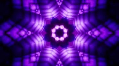 VJ Arkaplan olarak kullanılabilen sahne Kaleydoskobu Görselleri ve DJ 'ler seyirciyi inanılmaz sesli görseller ile bağdaştırıyor.