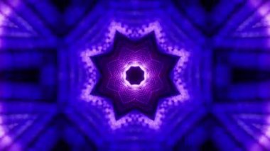 VJ Arkaplan olarak kullanılabilen sahne Kaleydoskobu Görselleri ve DJ 'ler seyirciyi inanılmaz sesli görseller ile bağdaştırıyor.