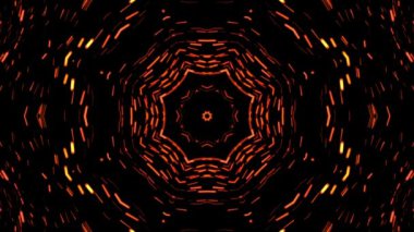 VJ Arkaplan olarak kullanılabilen sahne Kaleydoskobu Görselleri ve DJ 'ler seyirciyi inanılmaz sesli görseller ile bağdaştırıyor.