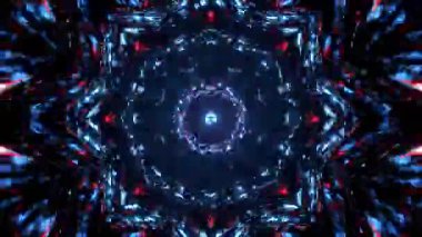 VJ Arkaplan olarak kullanılabilen sahne Kaleydoskobu Görselleri ve DJ 'ler seyirciyi inanılmaz sesli görseller ile bağdaştırıyor.