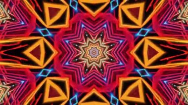 VJ Arkaplan olarak kullanılabilen sahne Kaleydoskobu Görselleri ve DJ 'ler seyirciyi inanılmaz sesli görseller ile bağdaştırıyor.