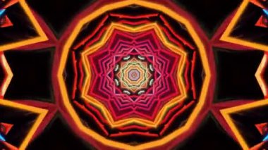 VJ Arkaplan olarak kullanılabilen sahne Kaleydoskobu Görselleri ve DJ 'ler seyirciyi inanılmaz sesli görseller ile bağdaştırıyor.