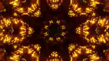 VJ Arkaplan olarak kullanılabilen sahne Kaleydoskobu Görselleri ve DJ 'ler seyirciyi inanılmaz sesli görseller ile bağdaştırıyor.