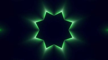 Mavi parlayan ışıklarla soyut arkaplan