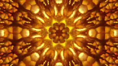 soyut renkli mandala tasarımı