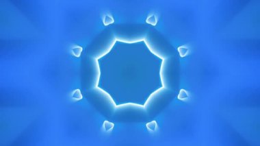 Festival konsepti için soyut kaleydoskopik arkaplan.