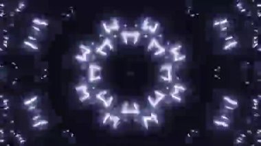 Disko Işıkları VJ Arkaplan Döngüsü Canlandırılmış arkaplan