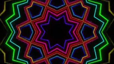 Disko Işıkları VJ Arkaplan Döngüsü Canlandırılmış arkaplan