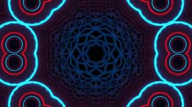 Disko Işıkları VJ Arkaplan Döngüsü Canlandırılmış arkaplan