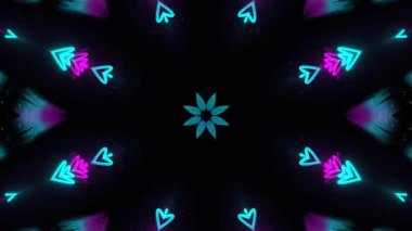 Disko Işıkları VJ Arkaplan Döngüsü Canlandırılmış arkaplan