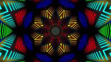 Disko Işıkları VJ Arkaplan Döngüsü Canlandırılmış arkaplan