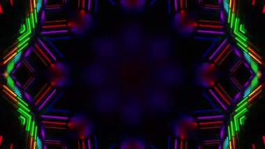 Disko Işıkları VJ Arkaplan Döngüsü Canlandırılmış arkaplan