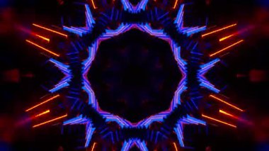 Disko Işıkları VJ Arkaplan Döngüsü Canlandırılmış arkaplan