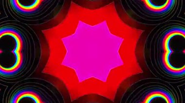 Disko Işıkları VJ Arkaplan Döngüsü Canlandırılmış arkaplan