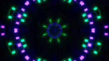 Disko Işıkları VJ Arkaplan Döngüsü Canlandırılmış arkaplan