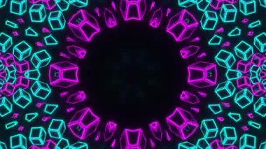 Konser ve Gösterme için Ligths Disco Vj Arkaplanı