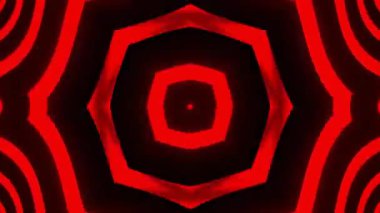 Renkli simetriyle gezgin kaleydoskop hareketi