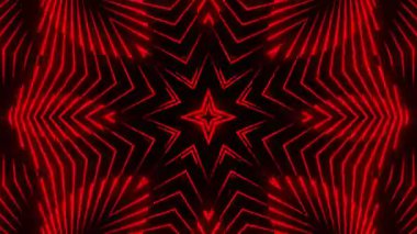 Renkli simetriyle gezgin kaleydoskop hareketi