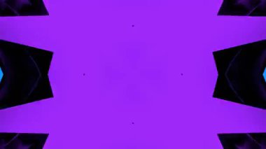 Renkli simetriyle gezgin kaleydoskop hareketi