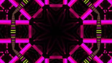 Soyut boya fırça mürekkep patlayabilir formanın düzgün kavramı simetrik desen süs dekoratif Kaleidoscope hareketi geometrik daire ve yıldız şekli