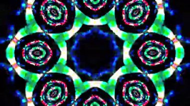 Soyut boya fırça mürekkep patlayabilir formanın düzgün kavramı simetrik desen süs dekoratif Kaleidoscope hareketi geometrik daire ve yıldız şekli