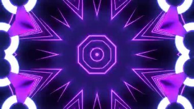 Soyut boya fırça mürekkep patlayabilir formanın düzgün kavramı simetrik desen süs dekoratif Kaleidoscope hareketi geometrik daire ve yıldız şekli