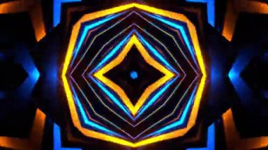 Soyut boya fırça mürekkep patlayabilir formanın düzgün kavramı simetrik desen süs dekoratif Kaleidoscope hareketi geometrik daire ve yıldız şekli