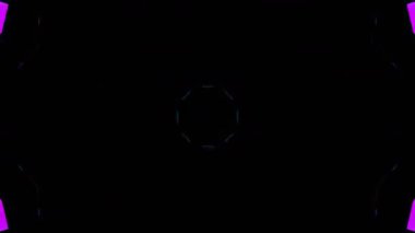 Soyut boya fırça mürekkep patlayabilir formanın düzgün kavramı simetrik desen süs dekoratif Kaleidoscope hareketi geometrik daire ve yıldız şekli