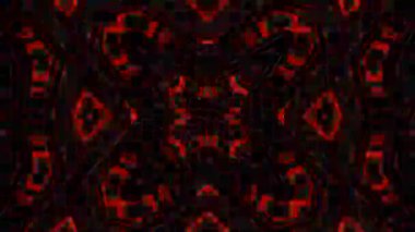 Soyut boya fırça mürekkep patlayabilir formanın düzgün kavramı simetrik desen süs dekoratif Kaleidoscope hareketi geometrik daire ve yıldız şekli