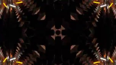 Soyut boya fırça mürekkep patlayabilir formanın düzgün kavramı simetrik desen süs dekoratif Kaleidoscope hareketi geometrik daire ve yıldız şekli