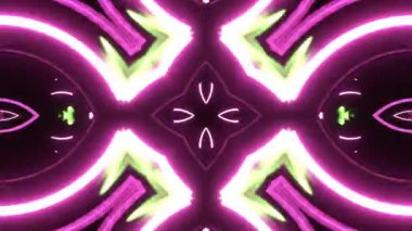 Soyut boya fırça mürekkep patlayabilir formanın düzgün kavramı simetrik desen süs dekoratif Kaleidoscope hareketi geometrik daire ve yıldız şekli