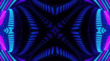 Soyut boya fırça mürekkep patlayabilir formanın düzgün kavramı simetrik desen süs dekoratif Kaleidoscope hareketi geometrik daire ve yıldız şekli