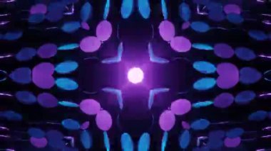 Soyut boya fırça mürekkep patlayabilir formanın düzgün kavramı simetrik desen süs dekoratif Kaleidoscope hareketi geometrik daire ve yıldız şekli