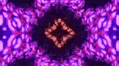 Soyut boya fırça mürekkep patlayabilir formanın düzgün kavramı simetrik desen süs dekoratif Kaleidoscope hareketi geometrik daire ve yıldız şekli